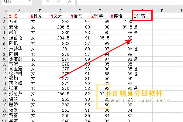 学校分班如何让每个班级的走读生、住宿生均衡分配?